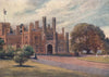 'Government House, Sydney' by Percy Spence. Australia 1910 old antique print