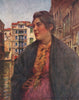 VENEZIA. 'A woman of the people' by Mortimer Menpes. Venice 1916 old print