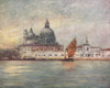 'The Custom House & Church of Santa Maria Della Salute' by Menpes. Venice 1916