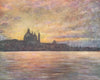VENEZIA. 'The salute at sunset' by Mortimer Menpes. Venice 1916 old print