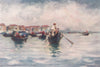 VENEZIA. 'Midday on the Lagoon' by Mortimer Menpes. Venice 1916 old print
