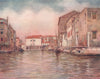 'At Chioggia' by Mortimer Menpes. Venice 1916 old antique print picture