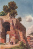 ROMA. 'On the Palatine, Rome' by William Wiehe Collins. Rome 1911 old print