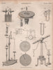 Electricity. Electrical equipment 8. BRITANNICA 1860 old antique print picture