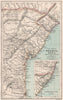 BRAZIL COAST. Salvador de Bahia Sergipe Alagoas Pernambuco. BARTHOLOMEW 1886 map