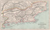 Rio de Janeiro province, Brazil. Railways. Scale in Portuguese leagues 1886 map
