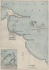 Chefoo/yantai. China. WW2 ROYAL NAVY INTELLIGENCE MAP 1945 old vintage
