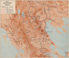 OPERATION MARITA 1941. Northern Greece. World War 2 1956 old vintage map chart