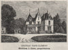 GRAVES. PESSAC. Chateau Pape-Clément. Cintos. Bordeaux. SMALL 1908 old print