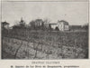 GRAVES. PODENSAC. Chateau Claverie. Desplanels. Bordeaux. SMALL 1908 old print