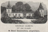GRANDS VINS BLANCS. BARSAC. Chateau Climens (1er Cru Classé). SMALL 1908 print