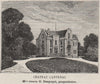 SAINT-ÉMILIONNAIS. SAINT-ÉMILION. Chateau Cantenac. Despujol. SMALL 1908 print