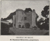 BOURGEAIS. TAURIAC. Chateau de Macau. Bernetière. Bordeaux. SMALL 1908 print