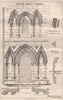 Bolton Abbey, Yorkshire 1870 old antique vintage print picture