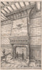 Cheminée, Salle du Conseil Maison Communale, Cruybeke, Flandre Orientale 1872