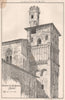 Tower of St. Salvi, Albi. Tarn 1873 old antique vintage print picture