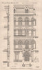 Mansion House buildings, City; Queen Victoria Street; Belcher Architects 1873