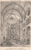 St. Patrick's Church, Kensington. Interior; Henry Conybeare Architect 1873