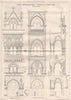 Soane Medallion Prize design for a Public Hall; by William Frame 1873 print