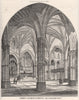Christ Church, Lambeth; Paul & Bickerdike, Architects. London 1875 old print