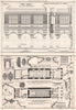 Exeter Guildhall; measured & drawn by James Crocker, Jr. (2) 1875 old print