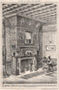 Chimneypiece executed by Cox & Sons; designed by S.J. Nicholl, Architect 1875