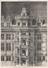 Chateau de Blois - Staircase of Francis the 1st. Loir-et-Cher 1875 old print
