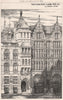 New Curriers Hall, London Wall, 1875; J. & J. Belcher, Architects 1875 print
