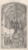 Chapel of St. Mary at the Cross; James Brooks Architect. Edgware 1876 print