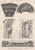 Ornamentation of Anjoumois architecture. Sharpe's lecture. Charente 1876 print