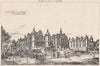 Lincoln new Country Hospital; Alex Graham, Architect. Lincolnshire 1876 print