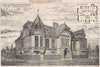 House at Manchester for Capt. H.A. Bennet; Ed. Salomons, Architect 1876 print