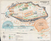 ACROPOLIS ground plan. Historical development. Classical Roman. Athens 1967 map