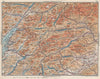 SCOTLAND. Argyll Perth Loch Linnhe. Vintage map plan 1959 old vintage