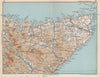 NW SCOTLAND. Sutherland & Caithness. Vintage map plan. Scotland 1959 old