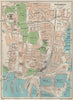SOUTHAMPTON. Vintage town city map plan. Hampshire 1957 old vintage chart