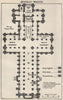 Beverley Minster floor plan. Yorkshire 1957 old vintage map chart