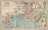 DOVER. Vintage town city map plan. Kent 1939 old vintage chart