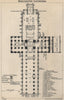 Winchester cathedral floor plan. Hampshire 1939 old vintage map chart