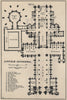 Lincoln cathedral floor plan. Lincolnshire 1939 old vintage map chart