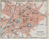 COLMAR. Vintage town city ville map plan carte. Haut-Rhin 1930 old vintage