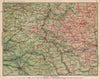 ARDENNES Marne Luxembourg Laon Namur Verdun Sedan Charleville-Mézières 1930 map