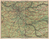 ILE-DE-FRANCE. Paris Seine-et-Oise Seine-et-Marne Loiret. Orleans 1930 old map