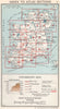 IRELAND. Index map. Vintage map plan. Ireland 1962 old vintage chart