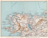 CONNAUGHT. Sligo Mayo. Vintage map plan. Ireland 1962 old vintage chart