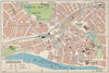 ARNHEM. Vintage town city map plan. Netherlands 1961 old vintage chart