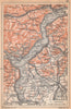 LAKE LAGO MAGGIORE  vintage map plan. Varese. Italy 1958 old vintage chart
