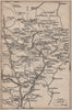 VALLÉES DE VESUBIE & TINÉE. Mercantour. St Martin Utelle St Sauveur 1925 map