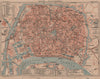 ANTWERPEN ANVERS. Vintage town city map plan d'ensemble ville. Belgium 1920