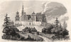 Church of the Holy Cross on the Bald Mountain (Lysa Gora). Poland 1836 print